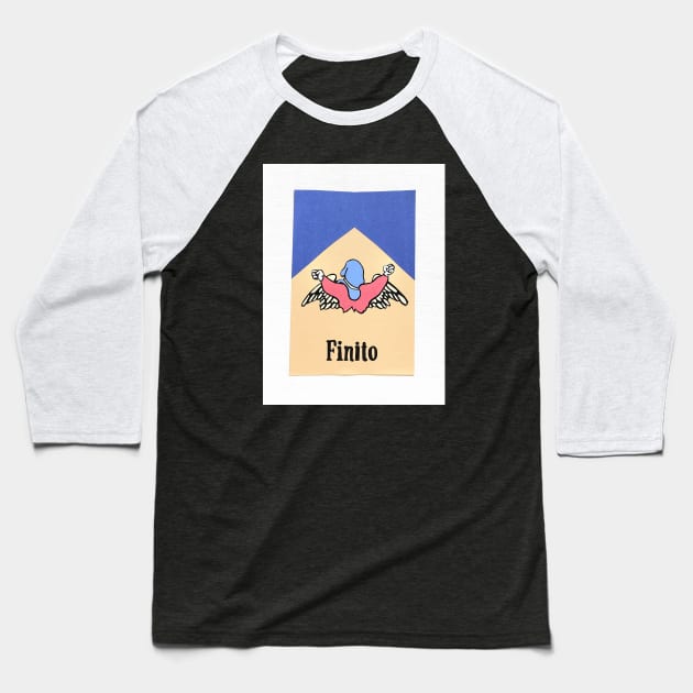 Finito Logo Baseball T-Shirt by  finitojuarez
